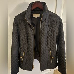 *Like New!* Michael Kors women’s Weathercast quilted moto jacket, Size Small.